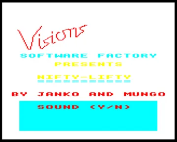 Nifty Lifty (19xx)(Visions)[NIFTY-L] screen shot title